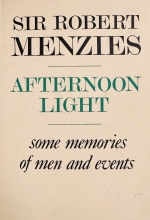 Afternoon Light by Sir Robert Menzies