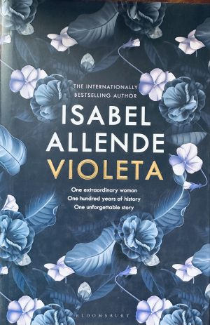 Front cover of the novel violet by isabel allende