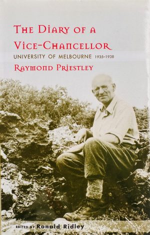 Front cover for the book the diary of a vice-chancellor