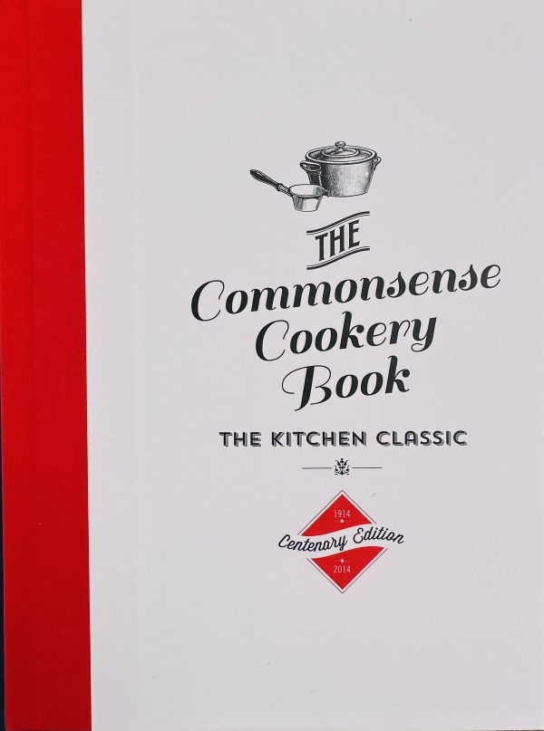 front cover of the book the commonsense cookery book