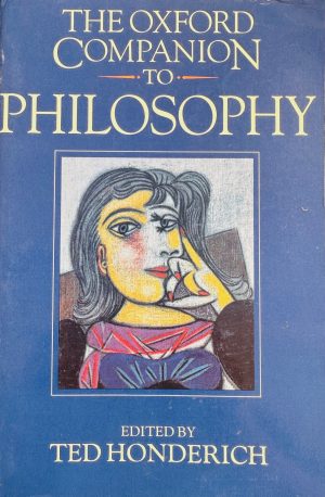 front cover of the book the oxford companion to philosophy