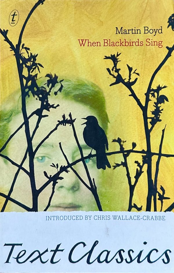 front cover of the book when blackbirds sing by martin boyd